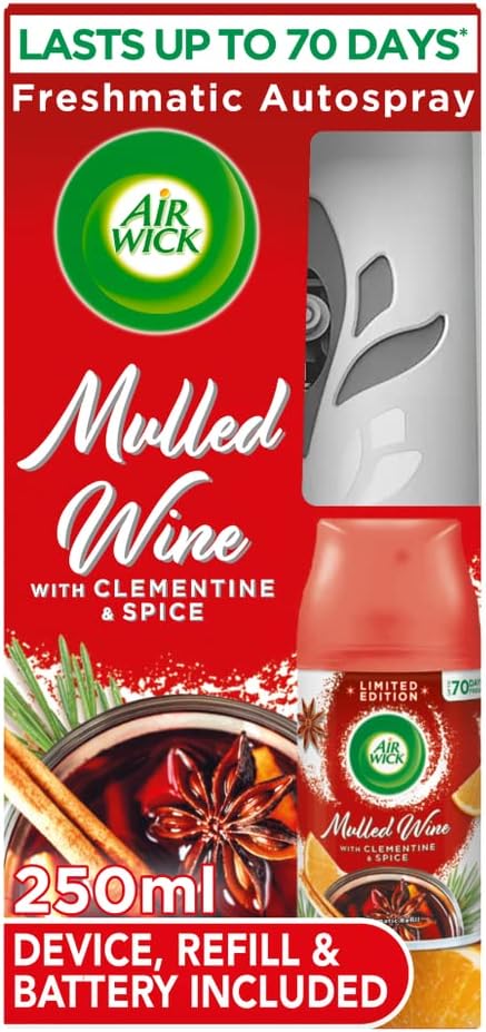 Air Wick Freshmatic Max Kit Mulled Wine 250ml Air Wick Freshmatic Max Kit Mulled Wine 250ml